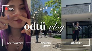 odtü vlog, realistik 3 gün, yks motivasyon 💪☀️ | VLOG6