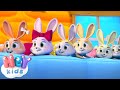 10 Króliczków 🐰 Nauka liczenia do 10 | HeyKids - Piosenki dla dzieci