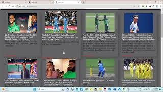 News website by Using HTML, CSS, JavaScript(fetch API)