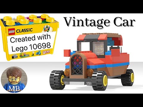 Building a Vintage Car using Lego classic 10698 - DIY instruction