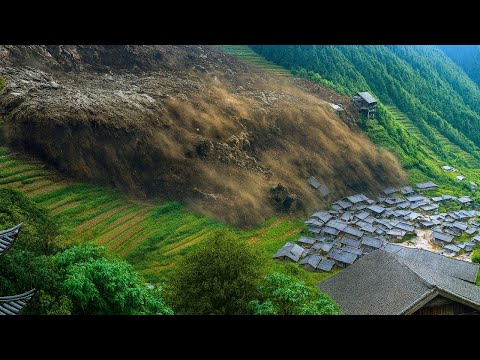 HUGE FLOOD 2025 Raging Waters CRUSH China Homes Obliterated Millions Trapped