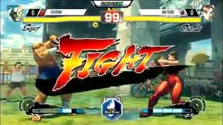USF4 Girl Fighter Shermie (Sagat) vs. Matsuri (Chun Li) [20150620]