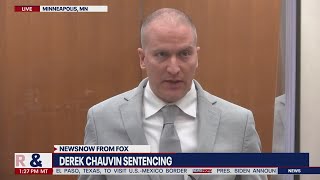 Derek Chauvin speaks, offers condolences to George Floyd family during sentencing hearing