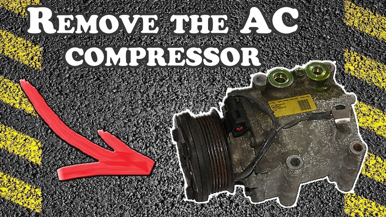 How to remove the AC compressor - 2001 Ford Focus - YouTube