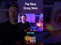 Using Strong Note Targeting in Blues Licks - #4
