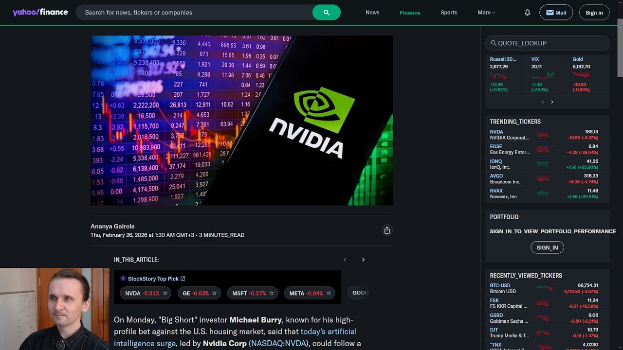 Подборка экономических новостей. Квартальнгый отчёт Nvidia не принёс оптимизма участникам рынка