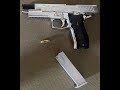 Review mini Pistola replica 1:3 P226 modificada, balas caseras y prueba de tiro, homemade bullet gun