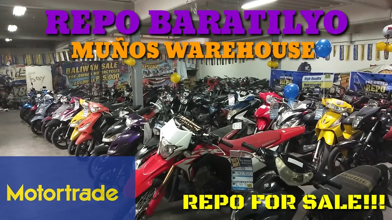 MUOZ WAREHOUSE REPO BARATILYO MURANG HATAK NA MOTOR SA MOTORTRADE MUOS BRANCH EDSA YouTube