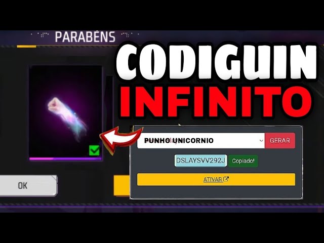 codiguin ff 2023 infinito punho