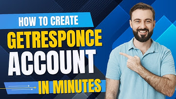 How to create account on getresponce | GetResponse Tutorial – Create Your Account in Minutes