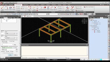 Tutorial 1 - 3D Simple 2-Bay Frame