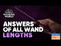 Answers of All Wand Lengths on Wizarding World || Hogwarts Legacy