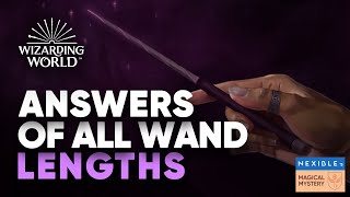 Answers of All Wand Lengths on Wizarding World || Hogwarts Legacy