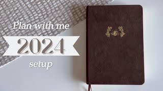 My 2024 Bullet Journal Setup ⋆ ˚｡⋆୨୧˚ ✧˖° - Notebook Therapy unboxing | beginner friendly bujo setup
