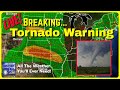 🔴 Live! Breaking... Tornado Warning - 6/27/2023 - Moderate Risk for Severe Weather