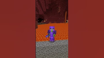 How to EASILY drain lava in Minecraft! #shorts #minecraft #fyp