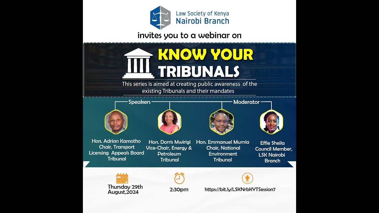 Know Your Tribunals Sensitization Series-Session 7