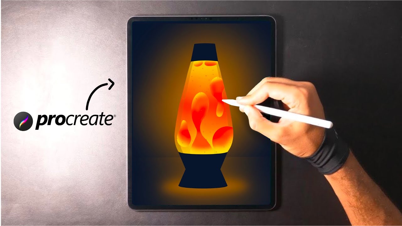 Drawing lava lamp in procreate with iPad pro YouTube