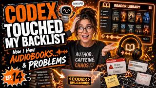I Let Codex Touch My Backlist… Now I Have Audiobooks, a Reader Library & Problems | Episode 14
