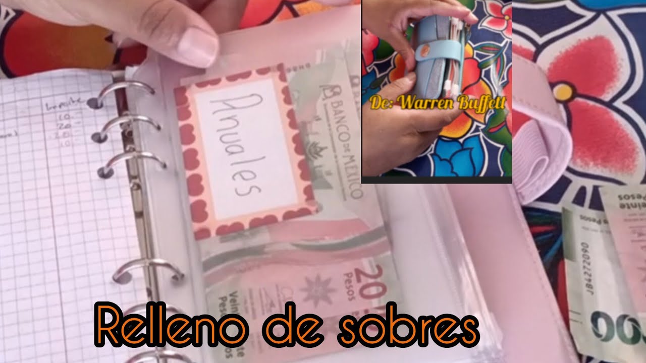 Relleno de sobres + Nuevos retos de ahorro!! 🎄🎄