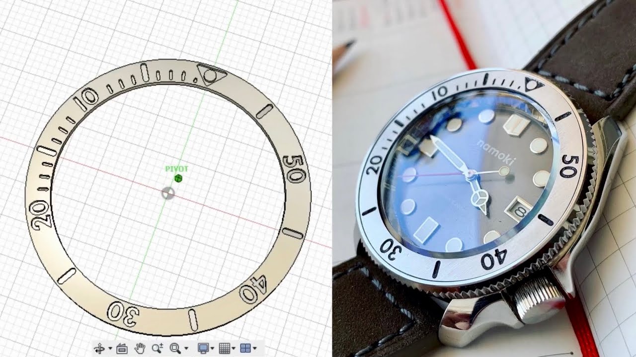 3D Printed Countdown Bezel Inserts - IN METAL! [Seiko Mod] @SeikoModsDubai  - YouTube