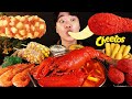 ASMR MUKBANG 떡볶이 & 랍스터 & 양념 치킨먹방! FIRE Noodle & FRIED CHICKEN & LOBSTER EATING SOUND!