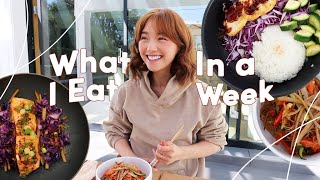 What I Eat In A Week (healthy + homemade meals)