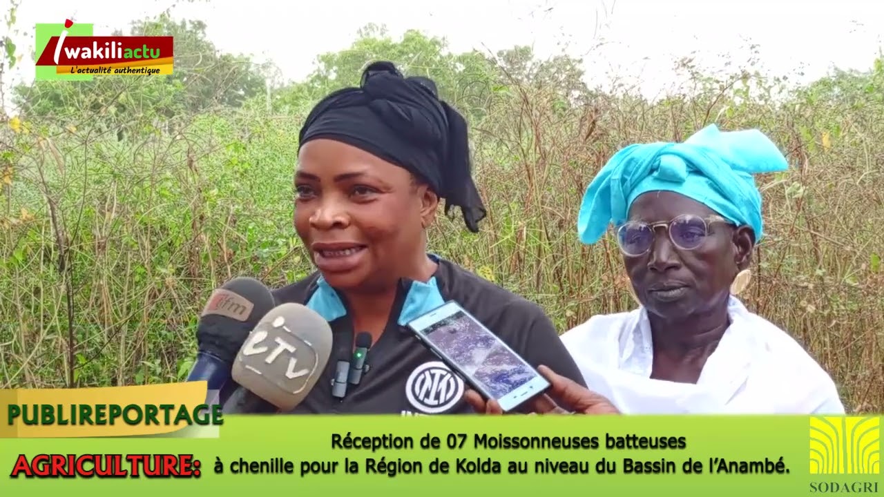 La SODAGRI réceptionne 7 moissonneuses