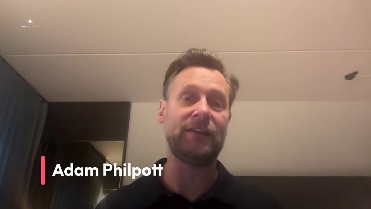 Adam Philpott, CEO at Fingerprint Cards for Emerald Technology Video Testimonials
