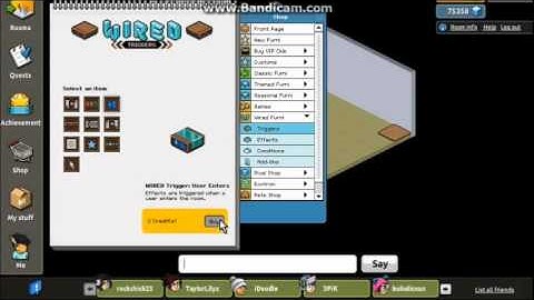 Habbo Wired - User Enters Room