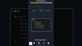 🔥 CSS - Animated Hover Button || Solve It Smart