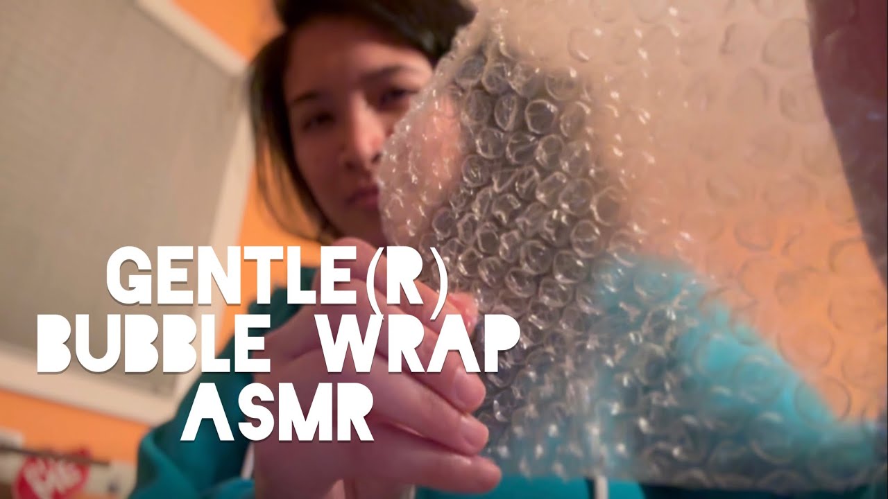 (Sort of) gentle bubble wrap asmr plastic sounds, popping, fidgeting 🫧