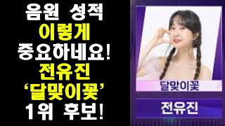 음원이 이렇게 강력하네요!/전유진 &#39;달맞이꽃&#39; SBS 더트롯쇼 1위 후보에 선정!/이번이 1위 할수있는 절호의 기회!