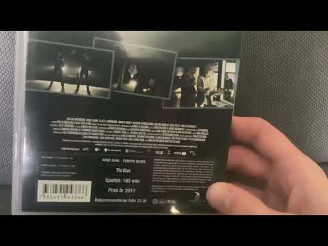 Arne Dahl Europa Blues DVD Swedish retail unboxing
