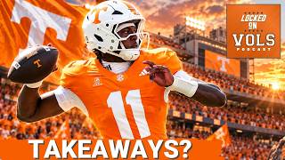 TAKEAWAYS: Faizon Brandon DOMINATES and Tennessee Football Impressive to Begin Season