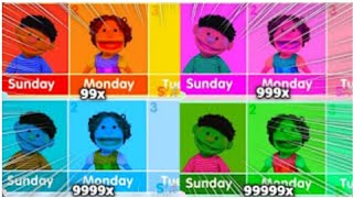 Super Simple Songs  Days Of The Week Intro Logo prowess Boost at 99999x speed klasky csupo Effects!