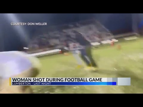 Woman shot during Lumberton Junior High School football game