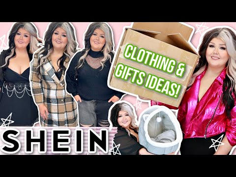 SHEIN Curve Plus Size Try On Haul + Holiday Gift Ideas | DEC 2022