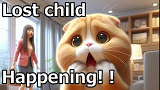 【child is lost】#ai cat#ai#cute#shorts#video