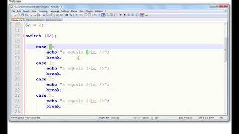 12  PHP Tutorial in Filipino Part 12   Switch Case