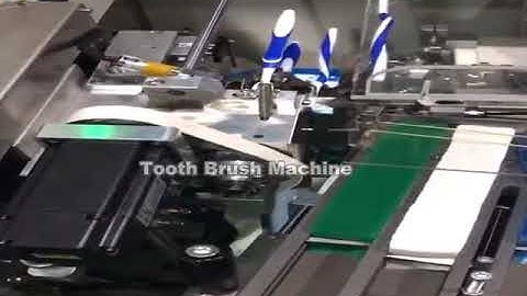 2 color to 3 Color Tooth Brush Machine in 10 holes per sec high speed working Capacity