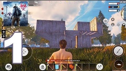 Last Island of Survival | Gameplay Walkthrough Part 1 | Building a House Day 1 | (Android Gameplay)