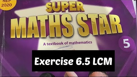 Class 5||Super Math Star||Exercise 6.5||Part A||Sum 6 to 10||Chapter 6||Multiples And Factors||