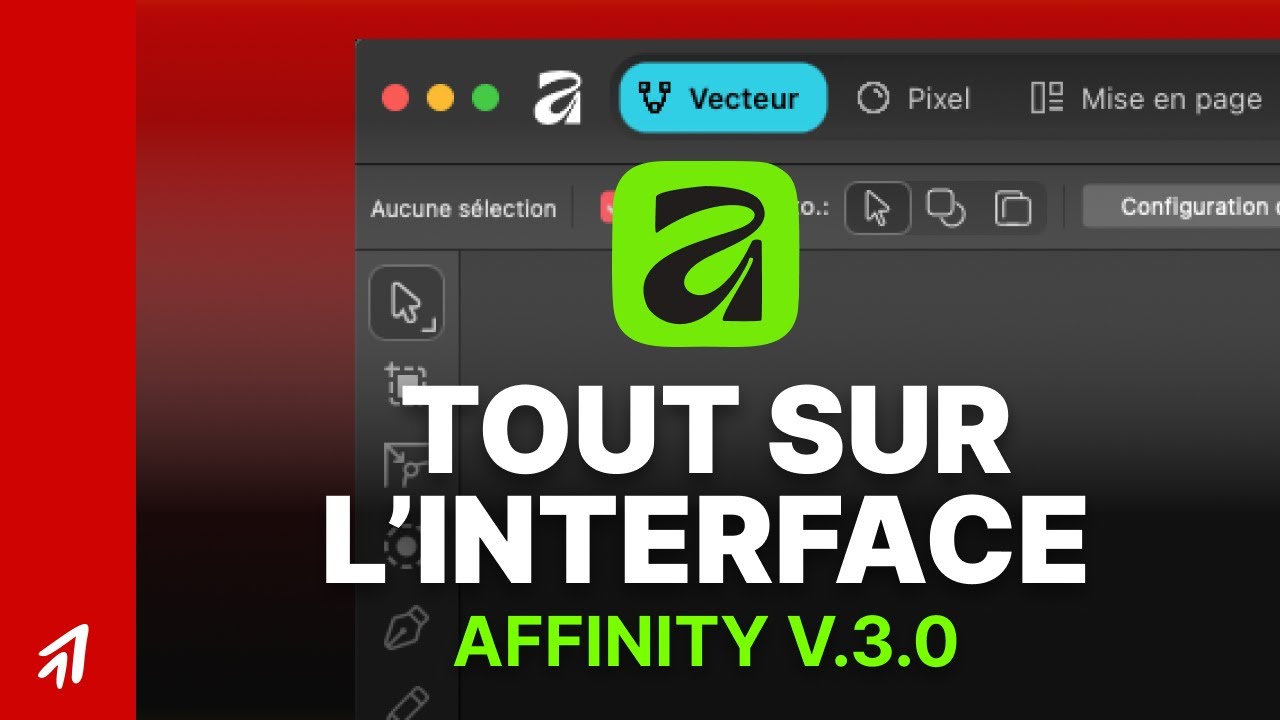 Comment bien utiliser l'interface d'Affinity v.3.0 - YouTube
