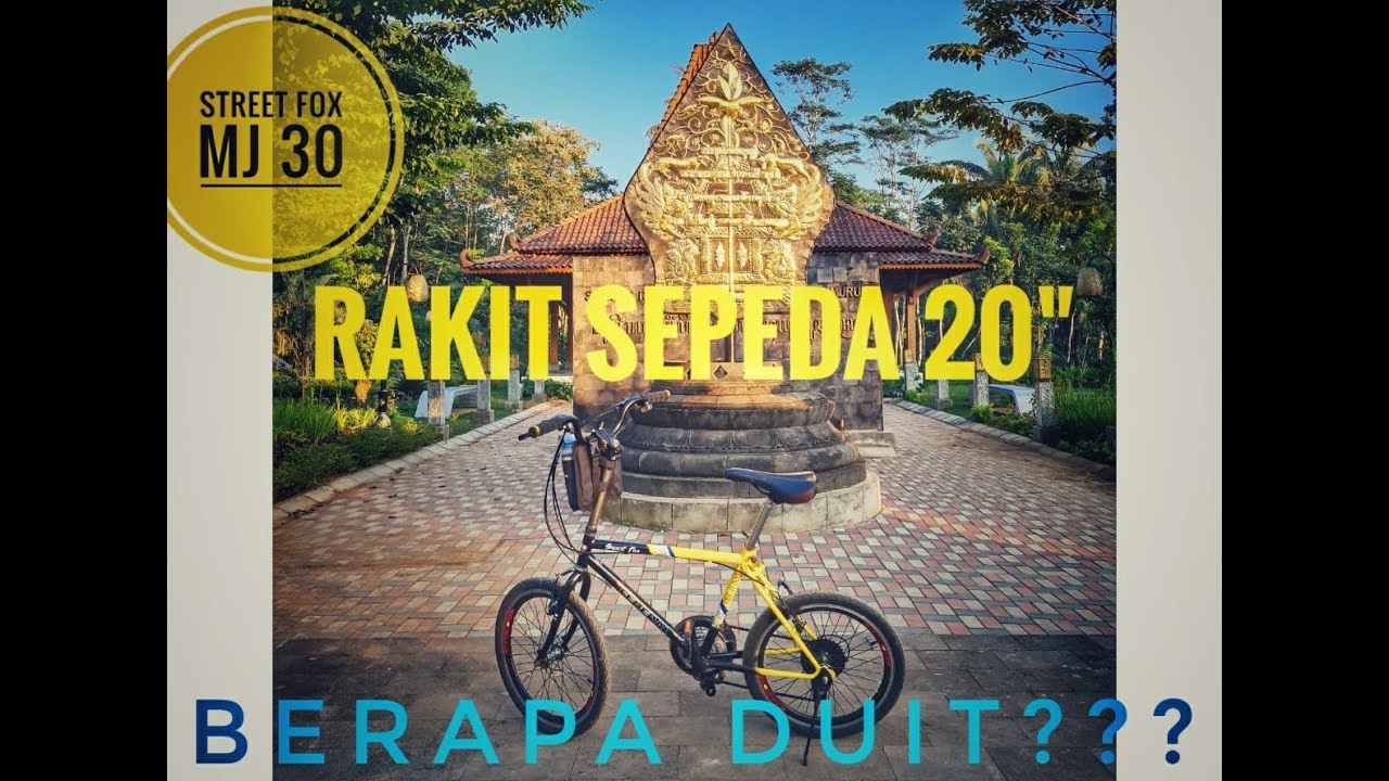 Berapa biaya rakit sepeda mini ukuran roda 20 inch? Review Federal Street Fox MJ30 "kw"
