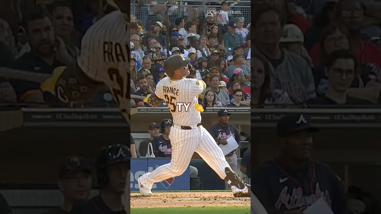 Ty's flying high. #mlb #padres #baseball #sports #homerun #highlights #sandiegopadres