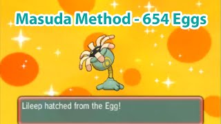 (Re-Hatch) Shiny Lileep - Pokemon Omega Ruby - Masuda Method - 654 eggs