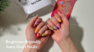 Aura Gem Nail Tutorial (ft. lovealwaysrosexo) 💅 Creator Labs #1