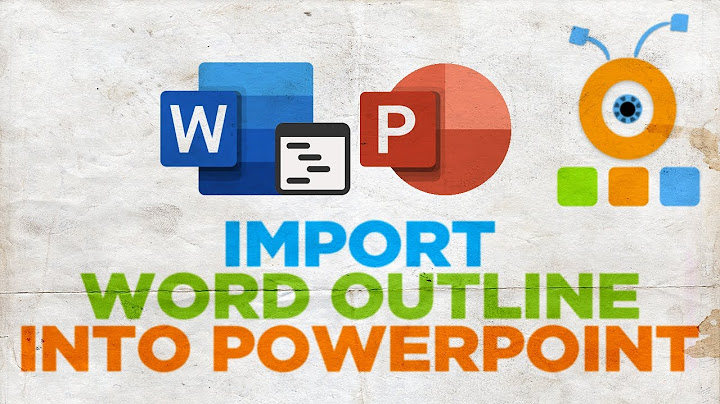 To open a Microsoft word outline in PowerPoint as a presentation, click the file type