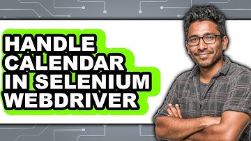 How to Handle Calendar in Selenium WebDriver (Only Way)